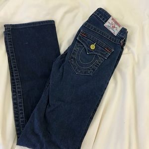 True Religion Becky Bootcut Jeans Dark Wash